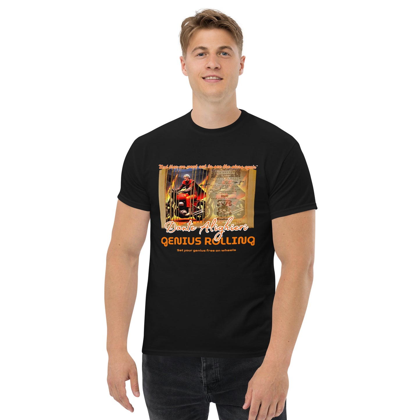 Camiseta Motera para Hombre Dante Alighieri
