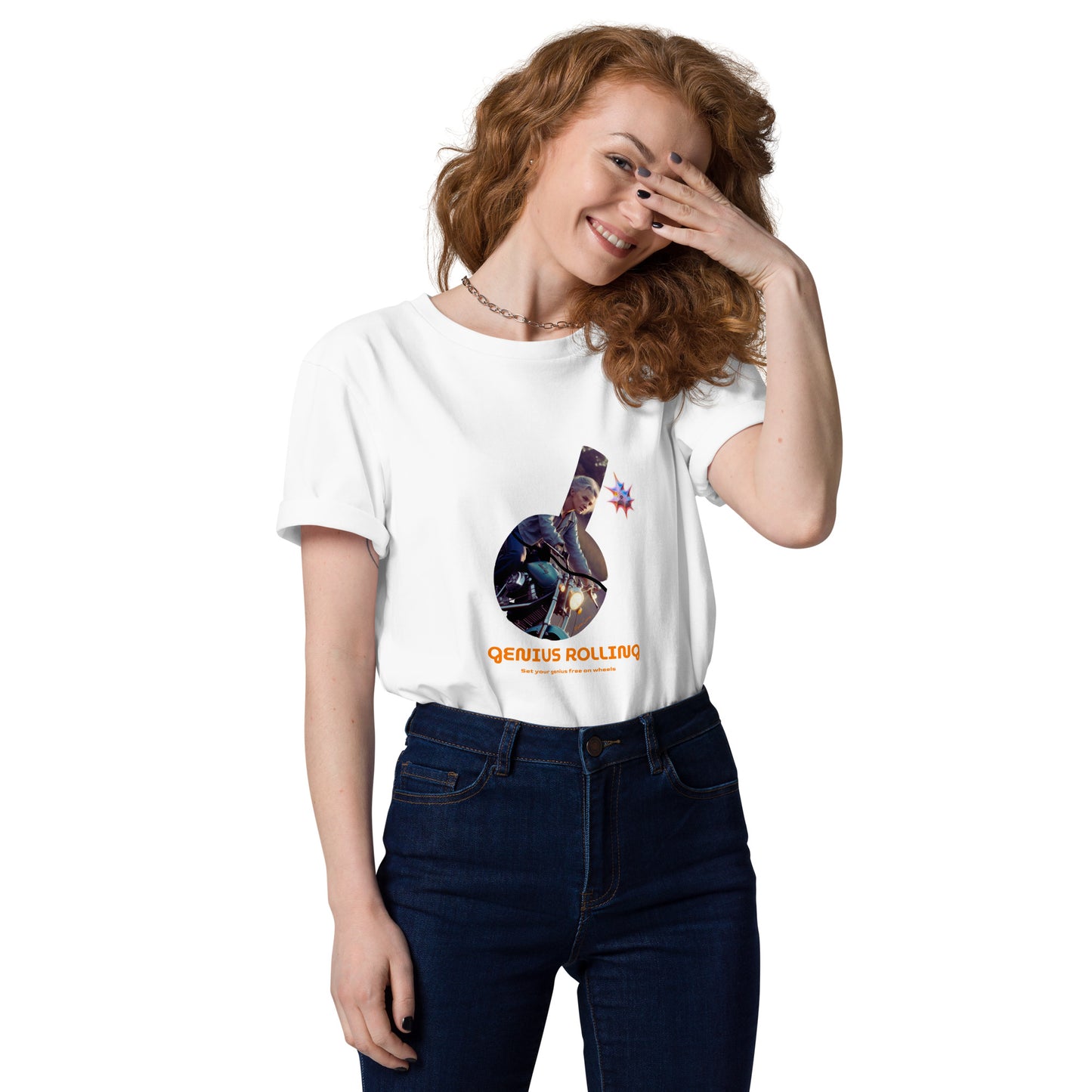 Camiseta Motera Colección Genius Rolling Marie Curie