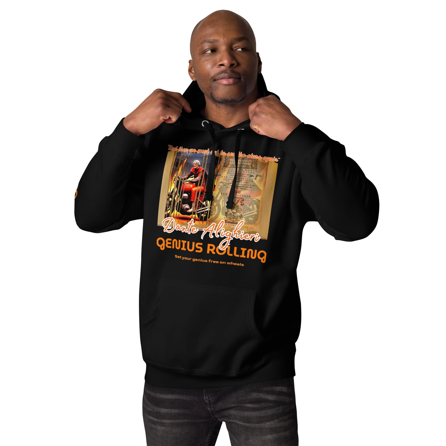 Sudadera con capucha unisex Divina comedia