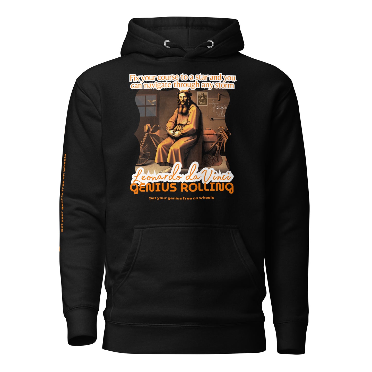 Sudadera con capucha unisex Leonardo da Vinci