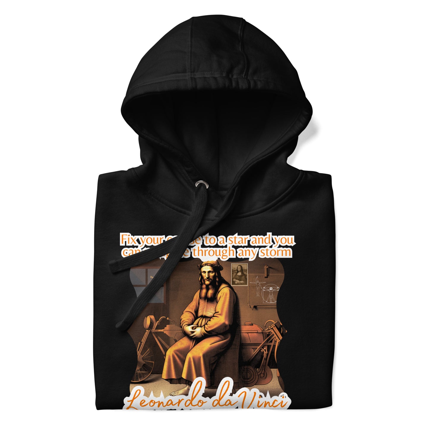 Sudadera con capucha unisex Leonardo da Vinci