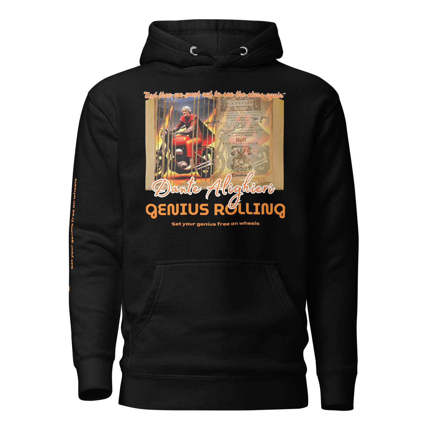 Sudadera con capucha unisex Divina comedia