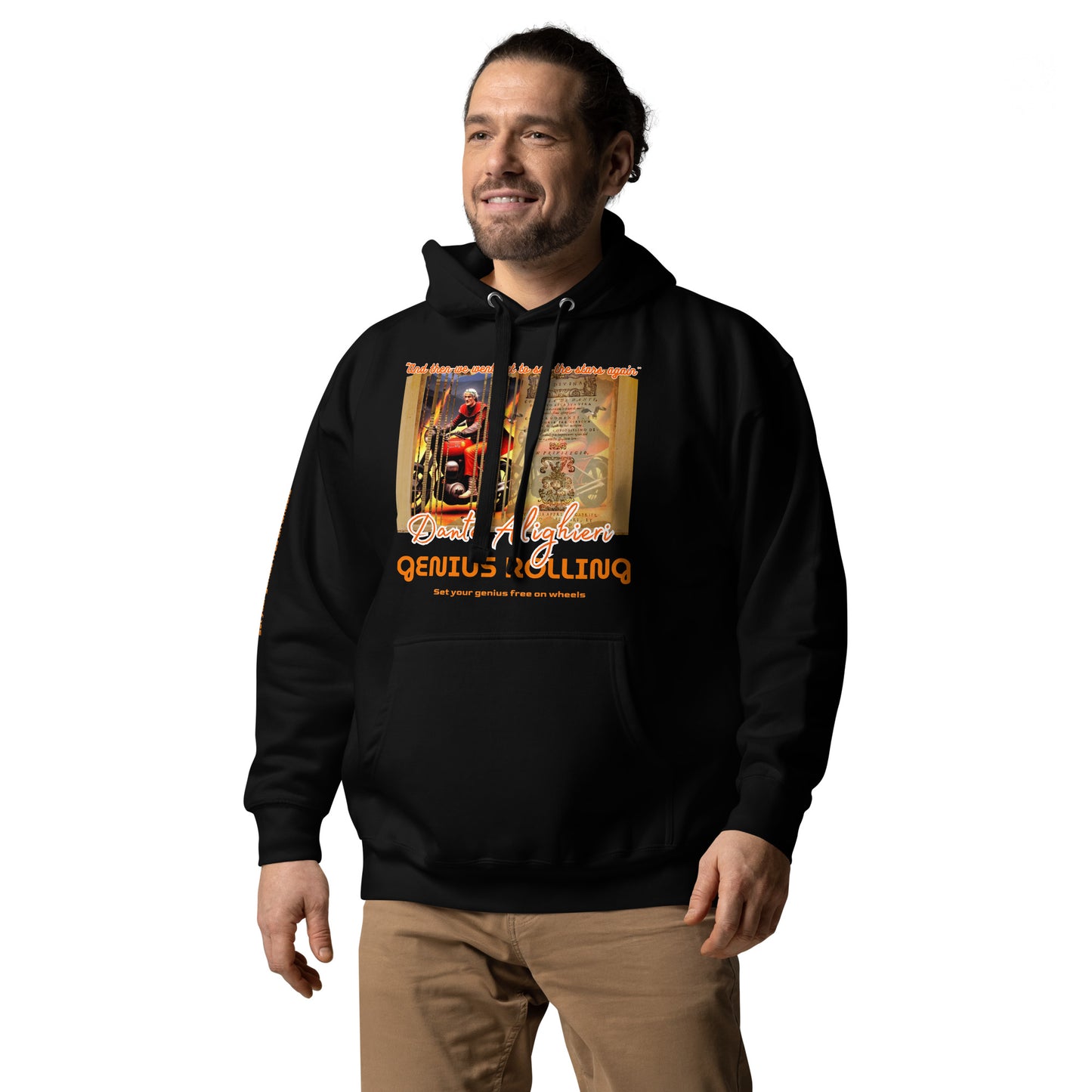 Sudadera con capucha unisex Divina comedia