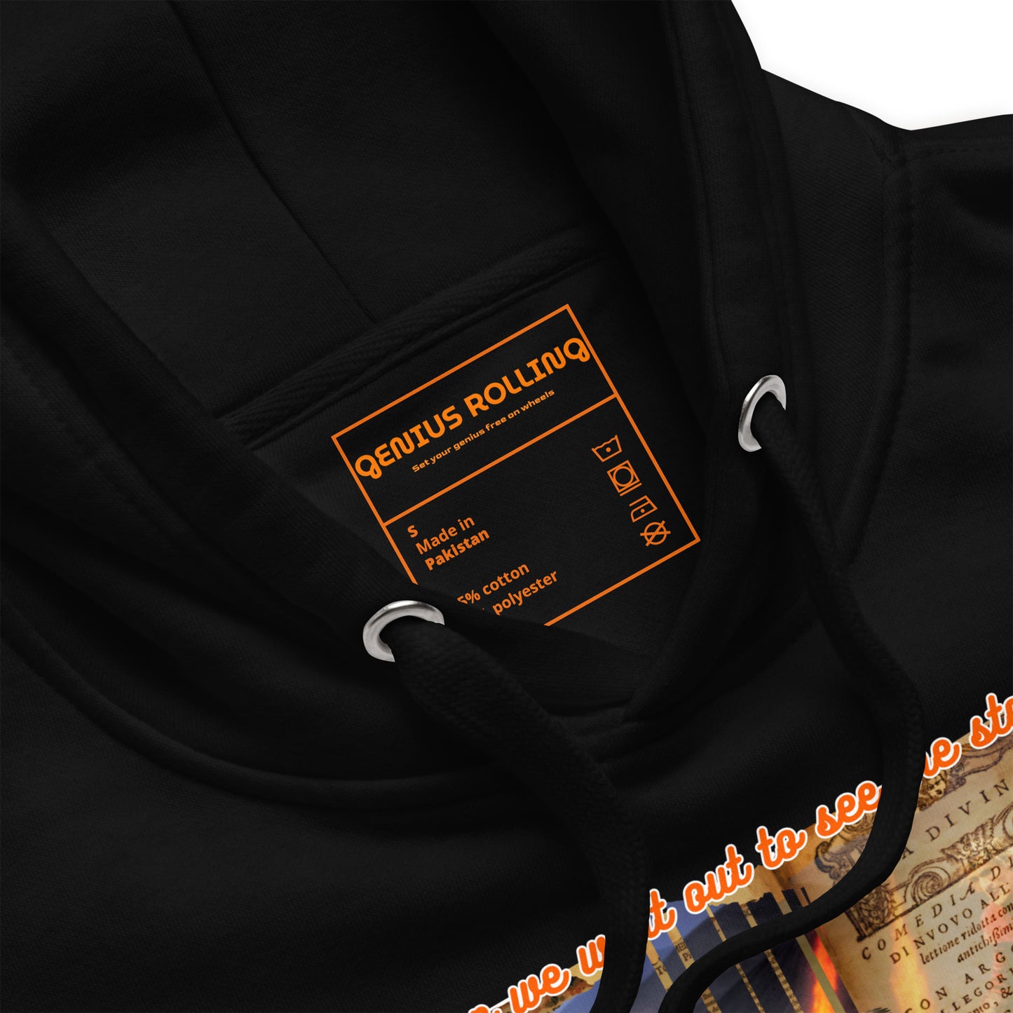 Sudadera con capucha unisex Divina comedia