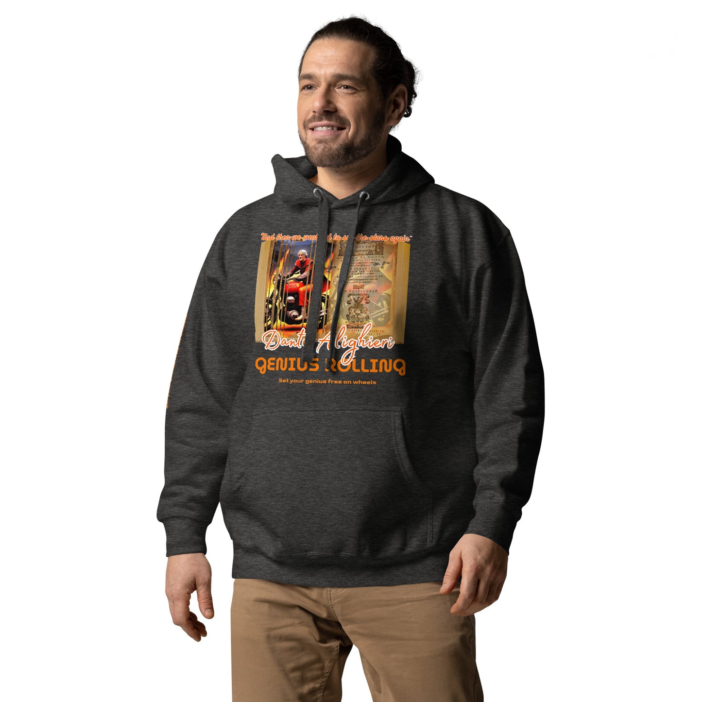 Sudadera con capucha unisex Divina comedia