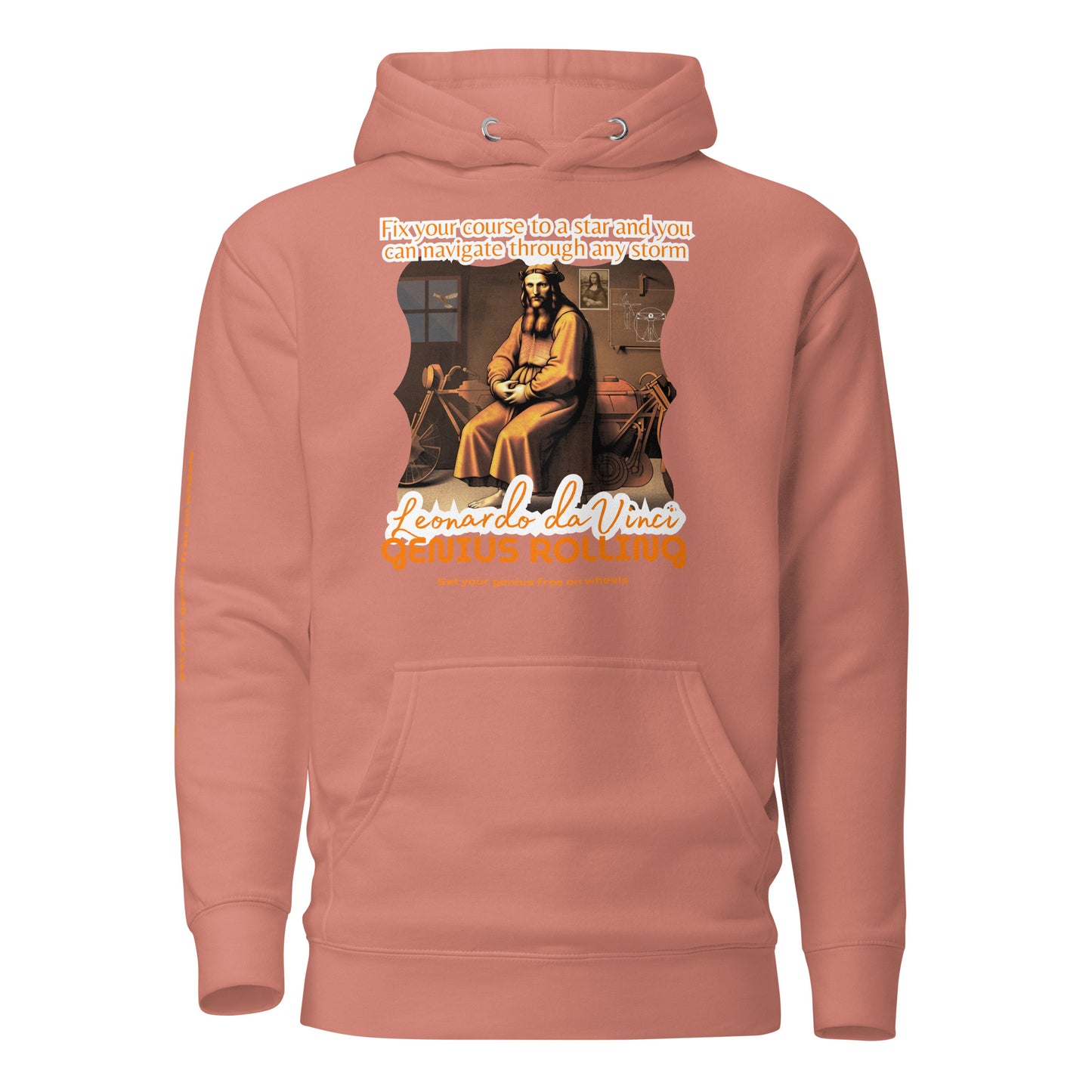 Sudadera con capucha unisex Leonardo da Vinci