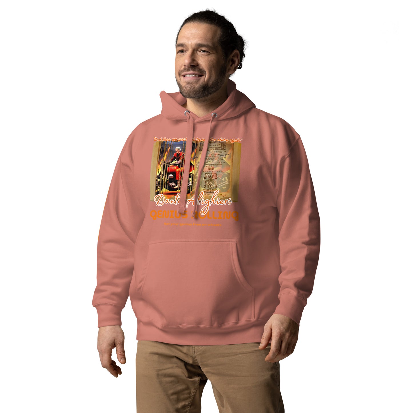 Sudadera con capucha unisex Divina comedia
