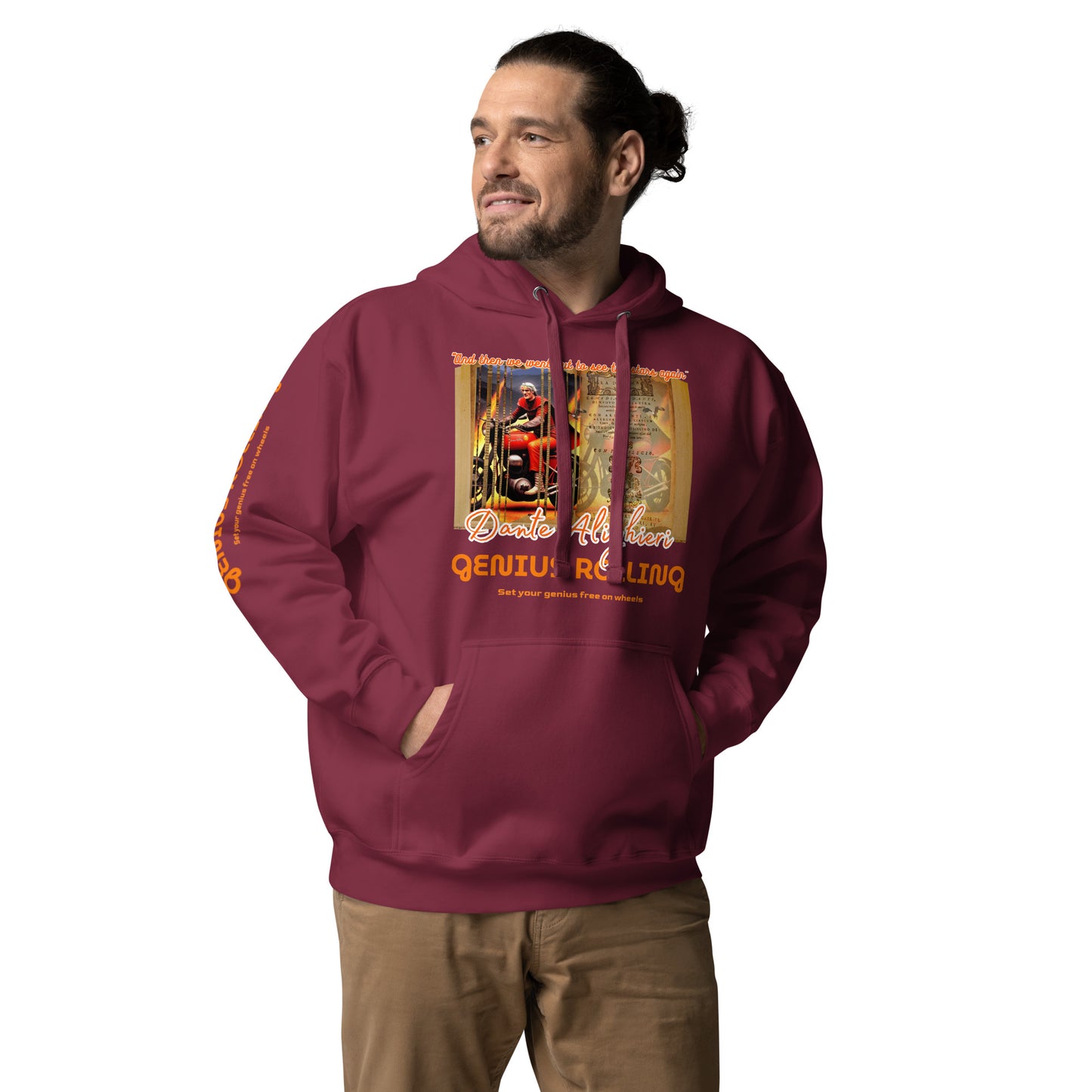 Sudadera con capucha unisex Divina comedia