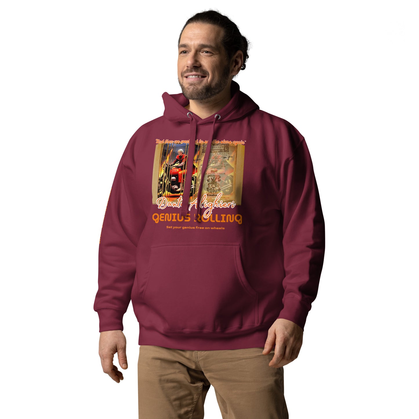 Sudadera con capucha unisex Divina comedia