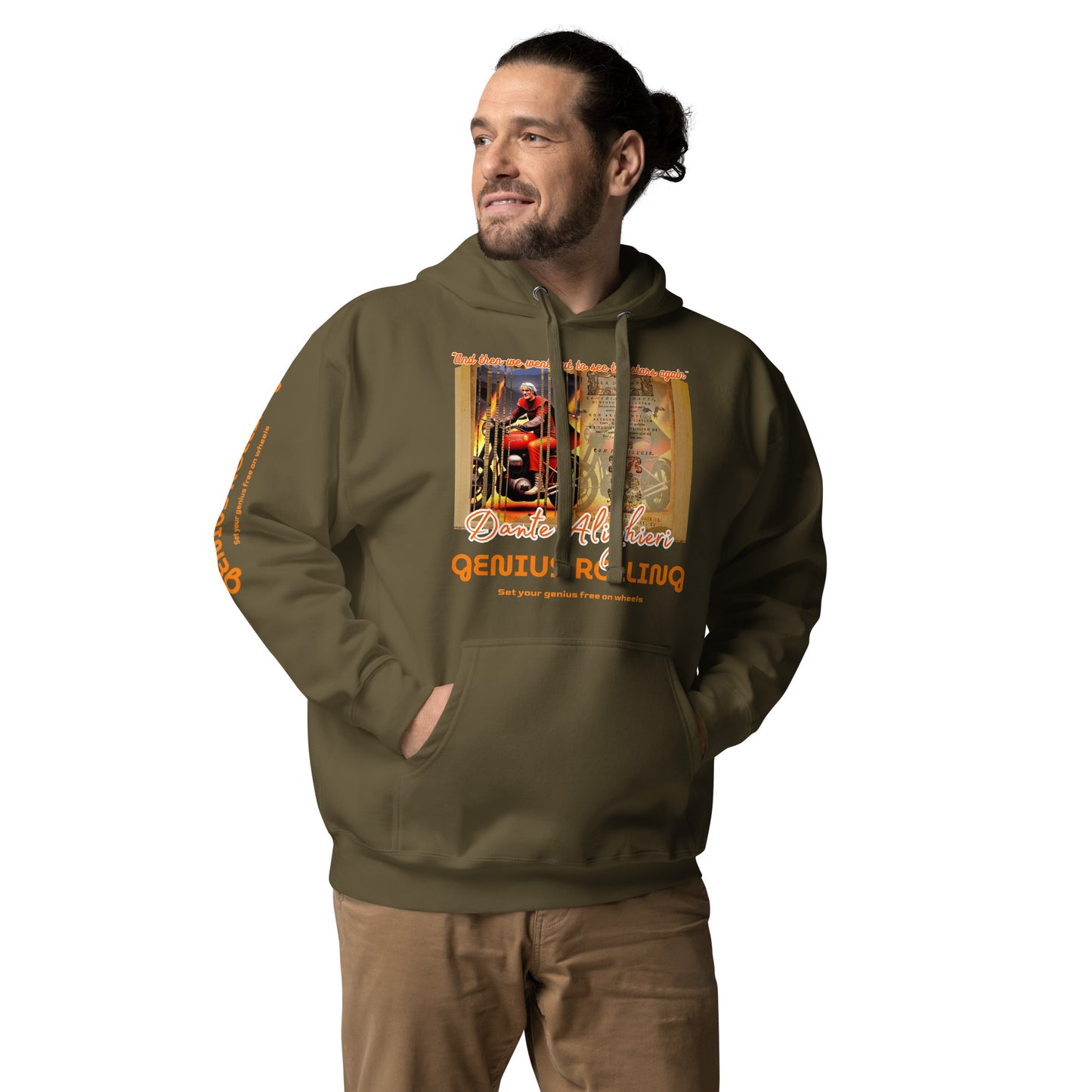 Sudadera con capucha unisex Divina comedia