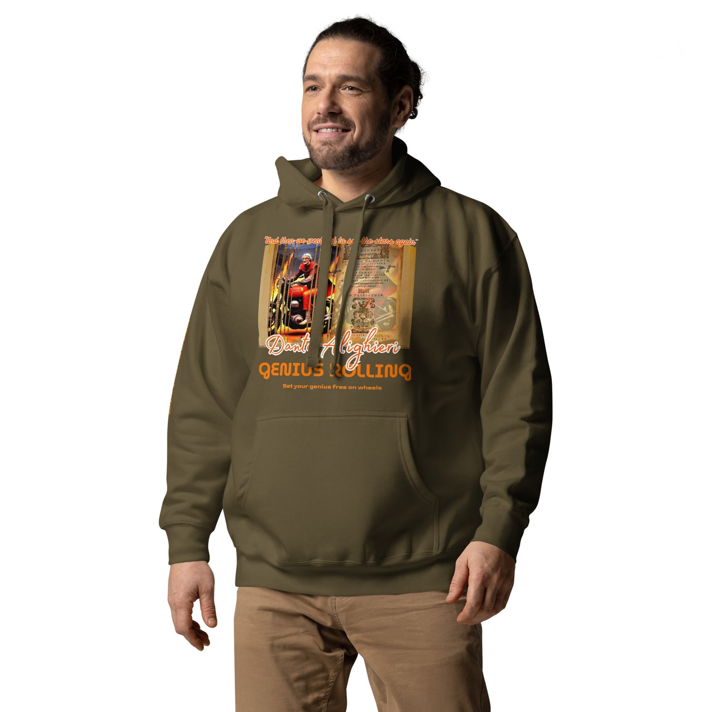 Sudadera con capucha unisex Divina comedia