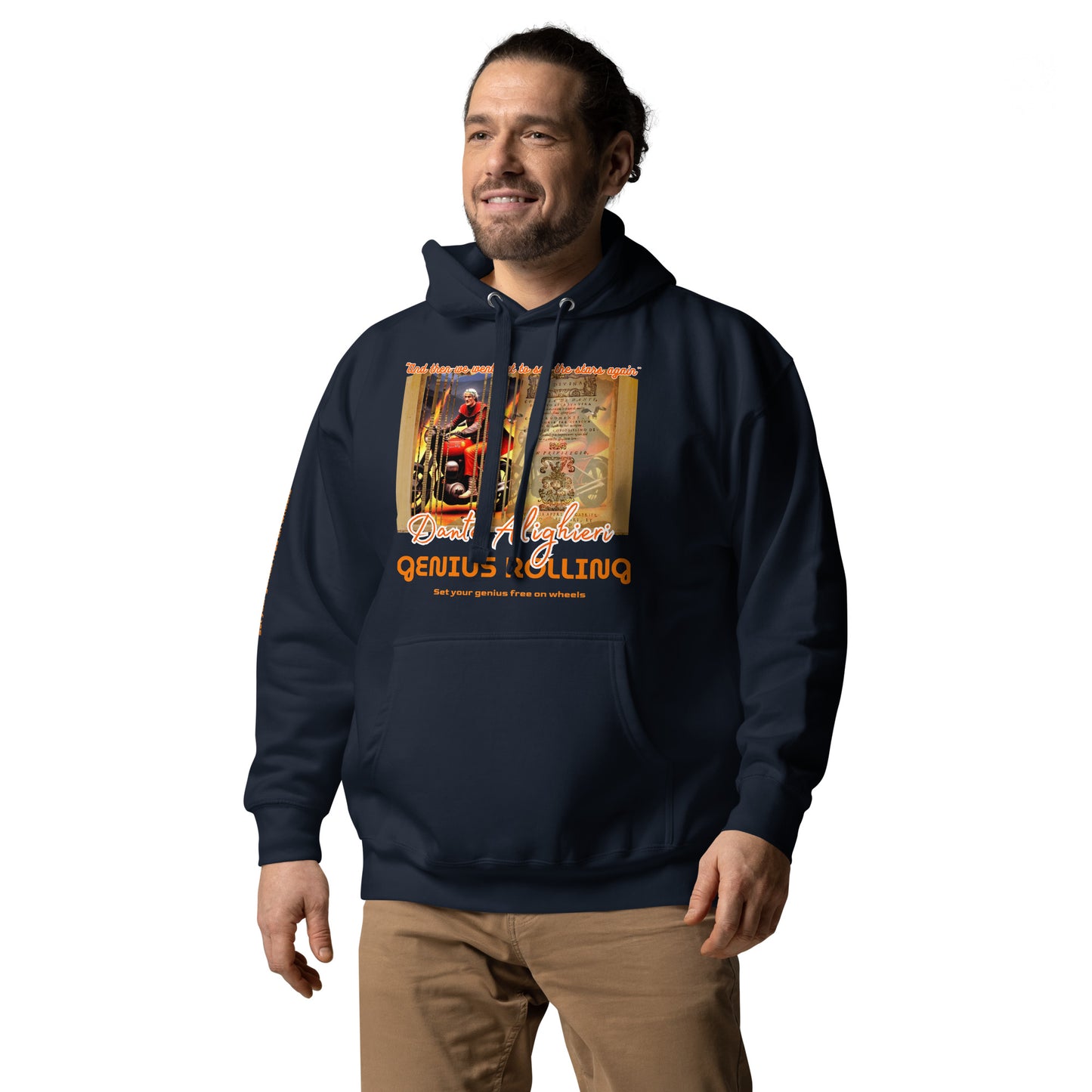 Sudadera con capucha unisex Divina comedia