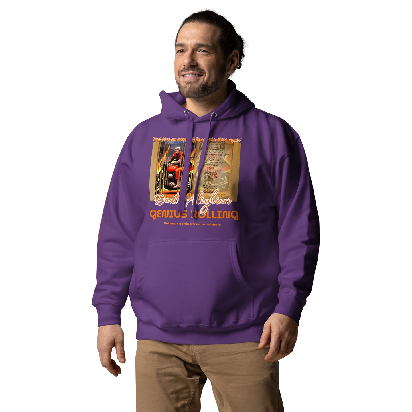 Sudadera con capucha unisex Divina comedia