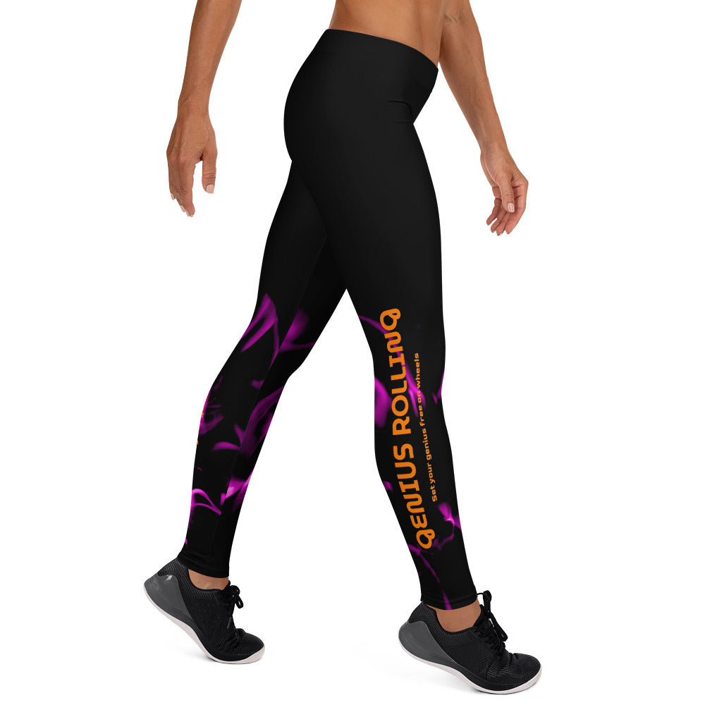 Leggings Motero Genius Rolling Lila Fuego