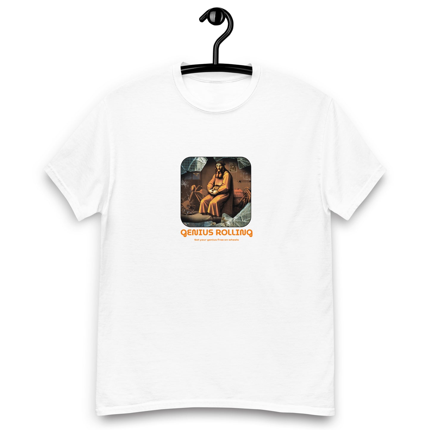 Camiseta Motera Colección Genius Rolling Leonardo da Vinci