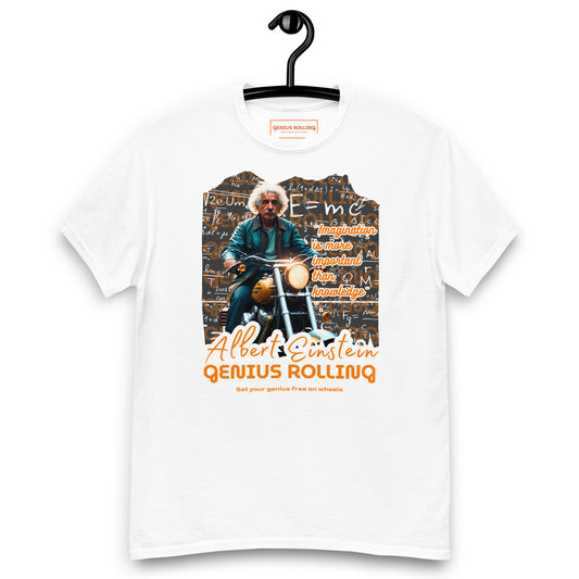 Camiseta Motera de manga corta unisex Albert Einstein