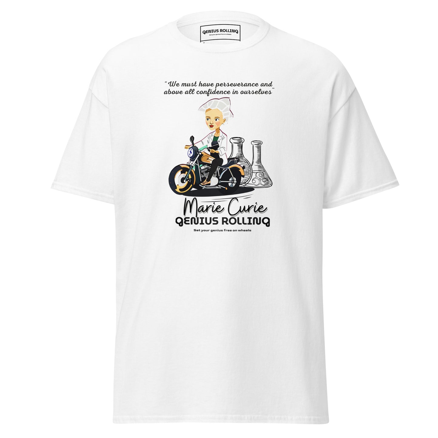 Camiseta Motera Marie Curie