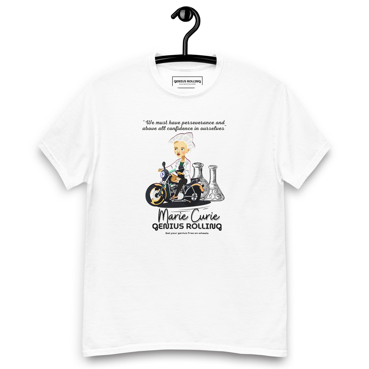 Camiseta Motera Marie Curie