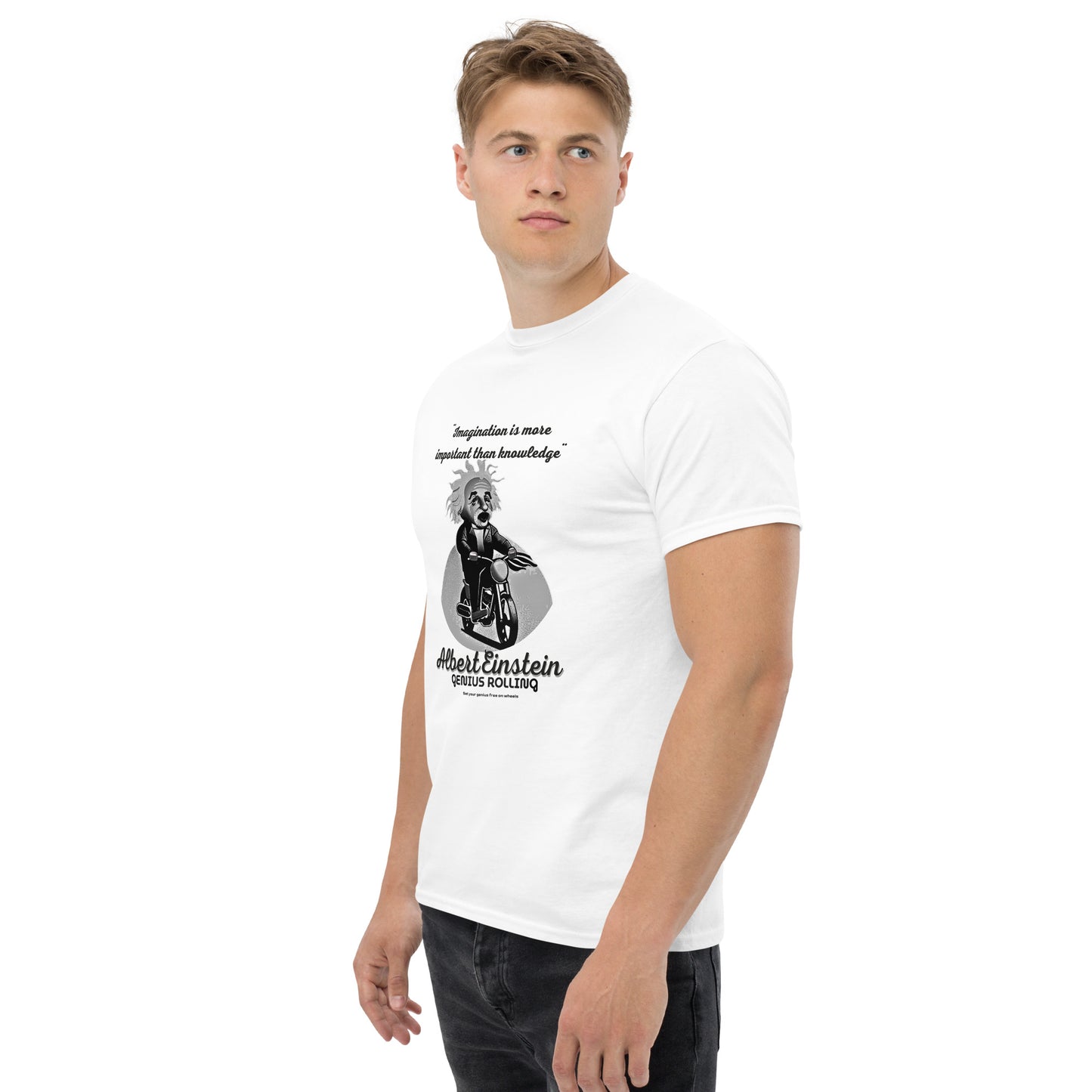 Camiseta Motera para Hombre Albert Einstein (GM)