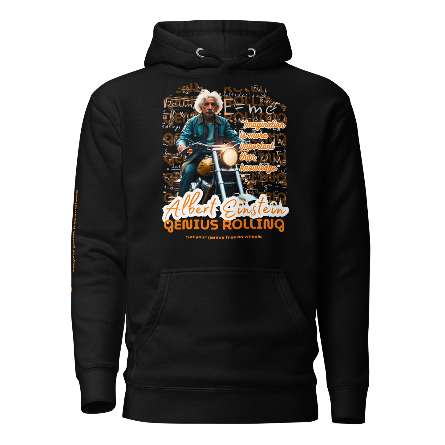 Sudadera con capucha unisex Albert Einstein