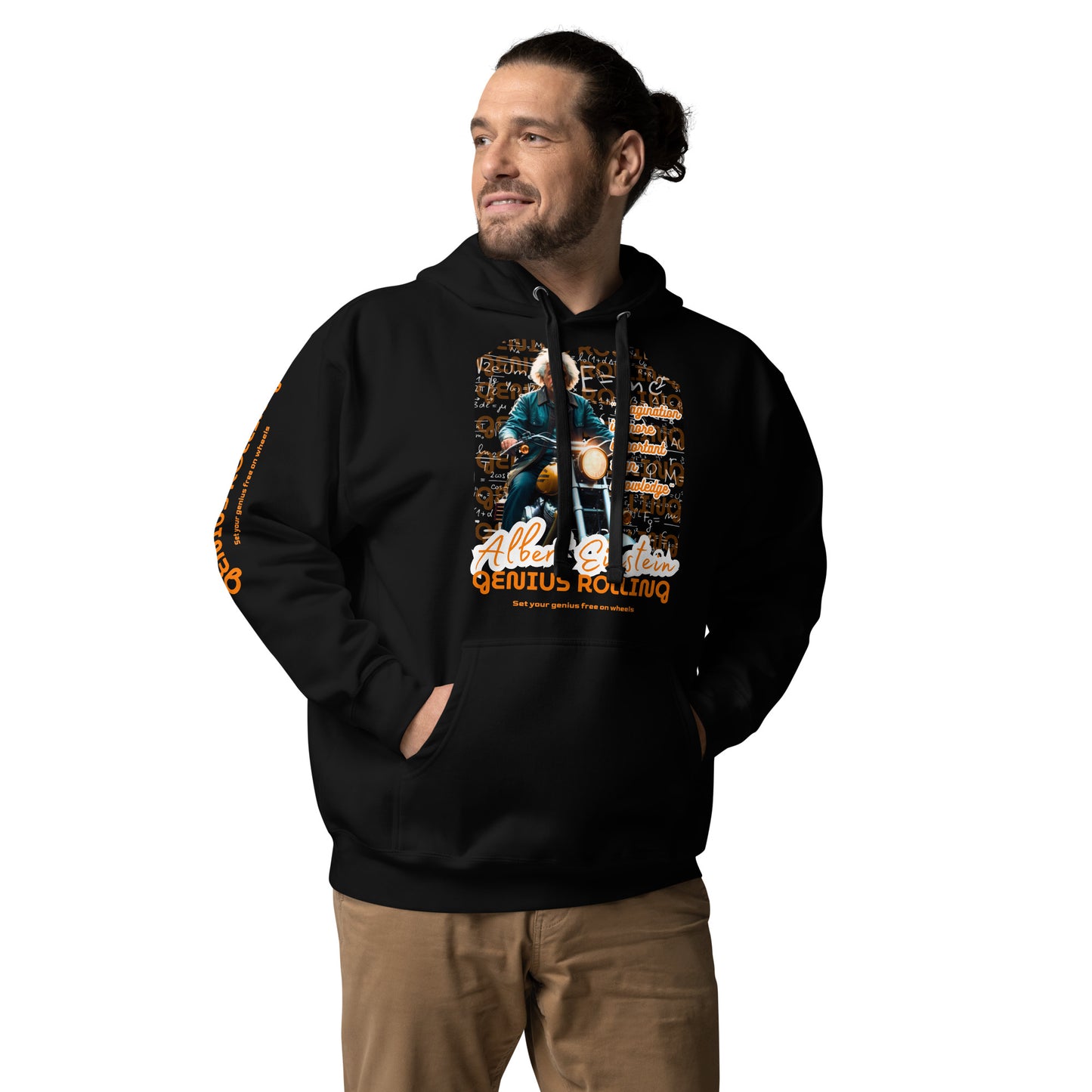 Sudadera con capucha unisex Albert Einstein