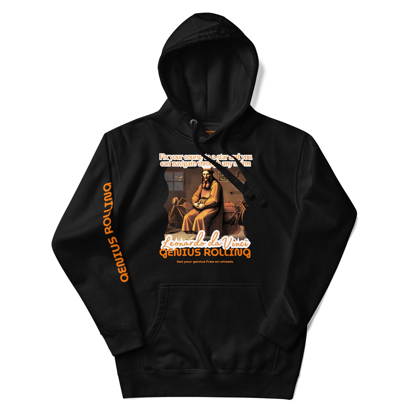 Sudadera con capucha unisex Leonardo da Vinci