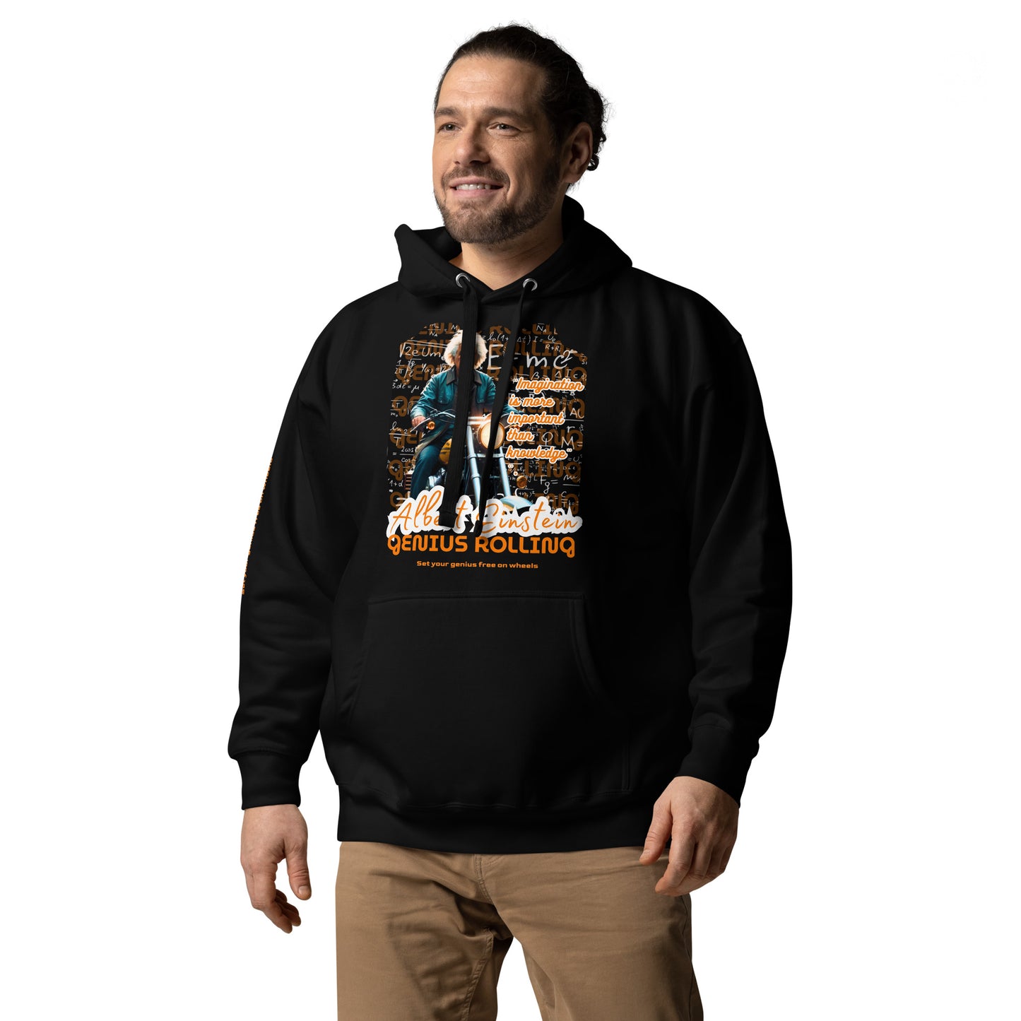 Sudadera con capucha unisex Albert Einstein