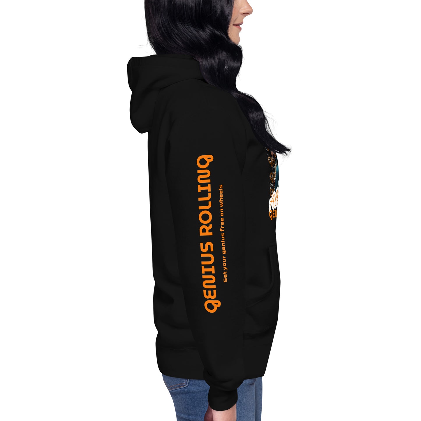 Sudadera con capucha unisex Albert Einstein