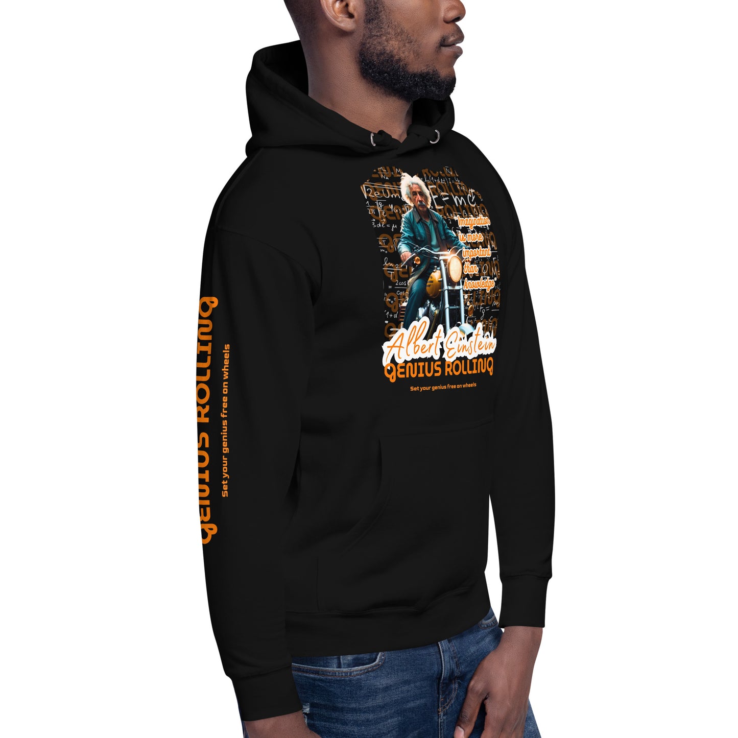 Sudadera con capucha unisex Albert Einstein