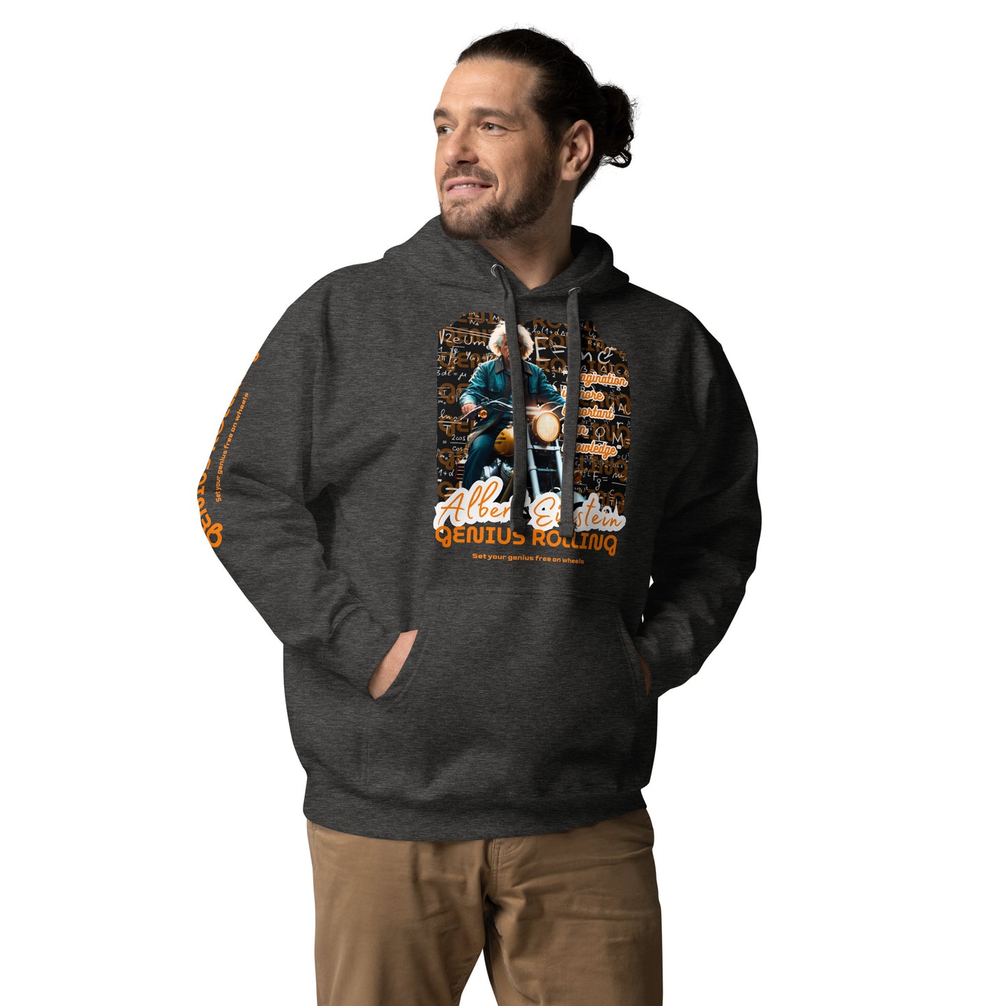 Sudadera con capucha unisex Albert Einstein