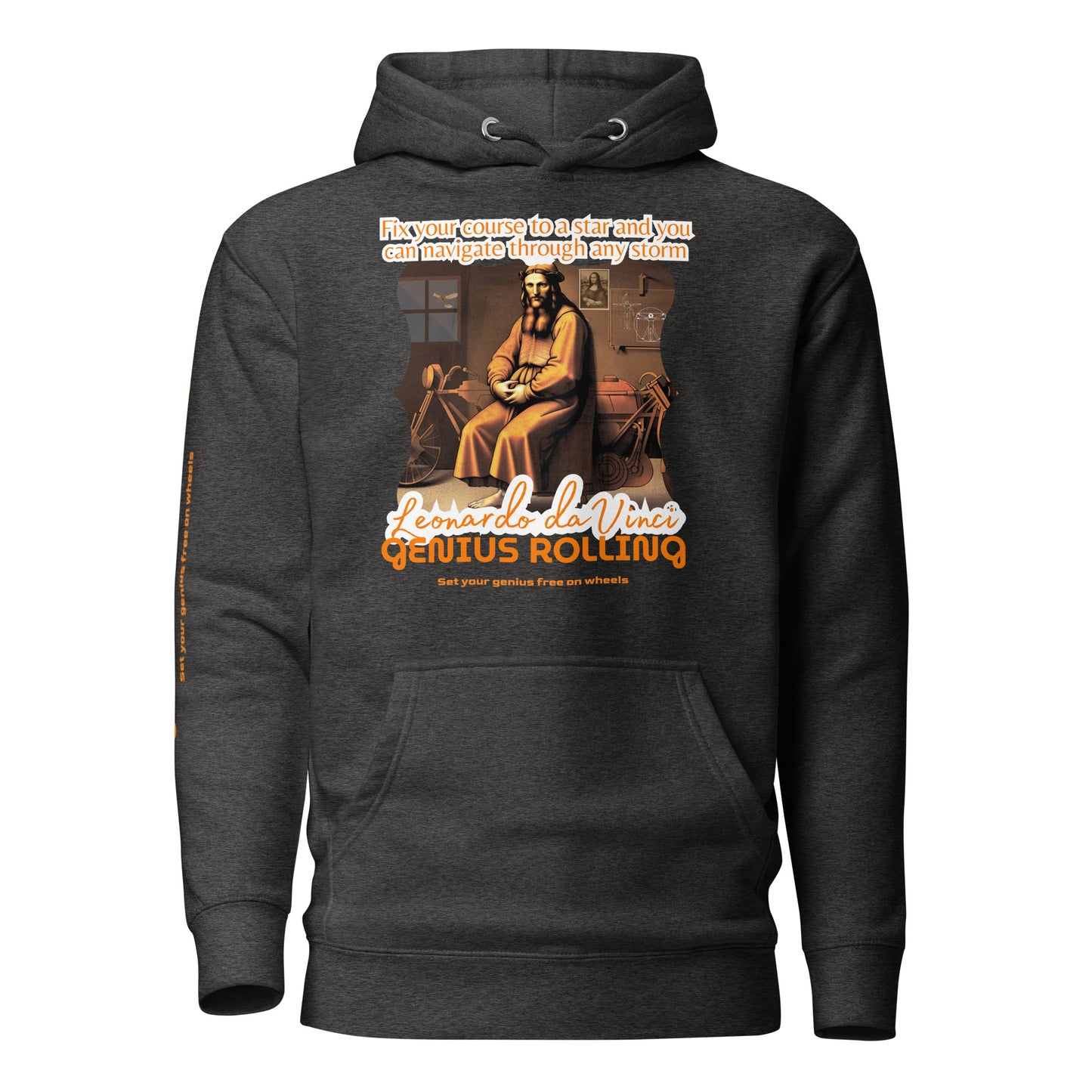 Sudadera con capucha unisex Leonardo da Vinci