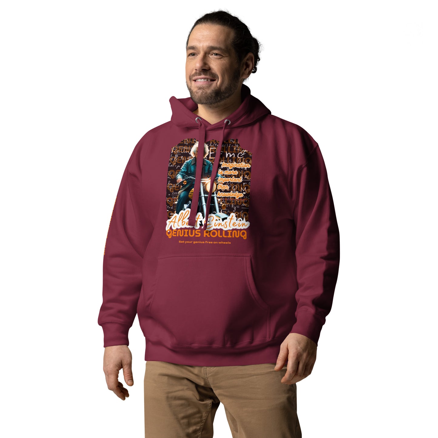 Sudadera con capucha unisex Albert Einstein