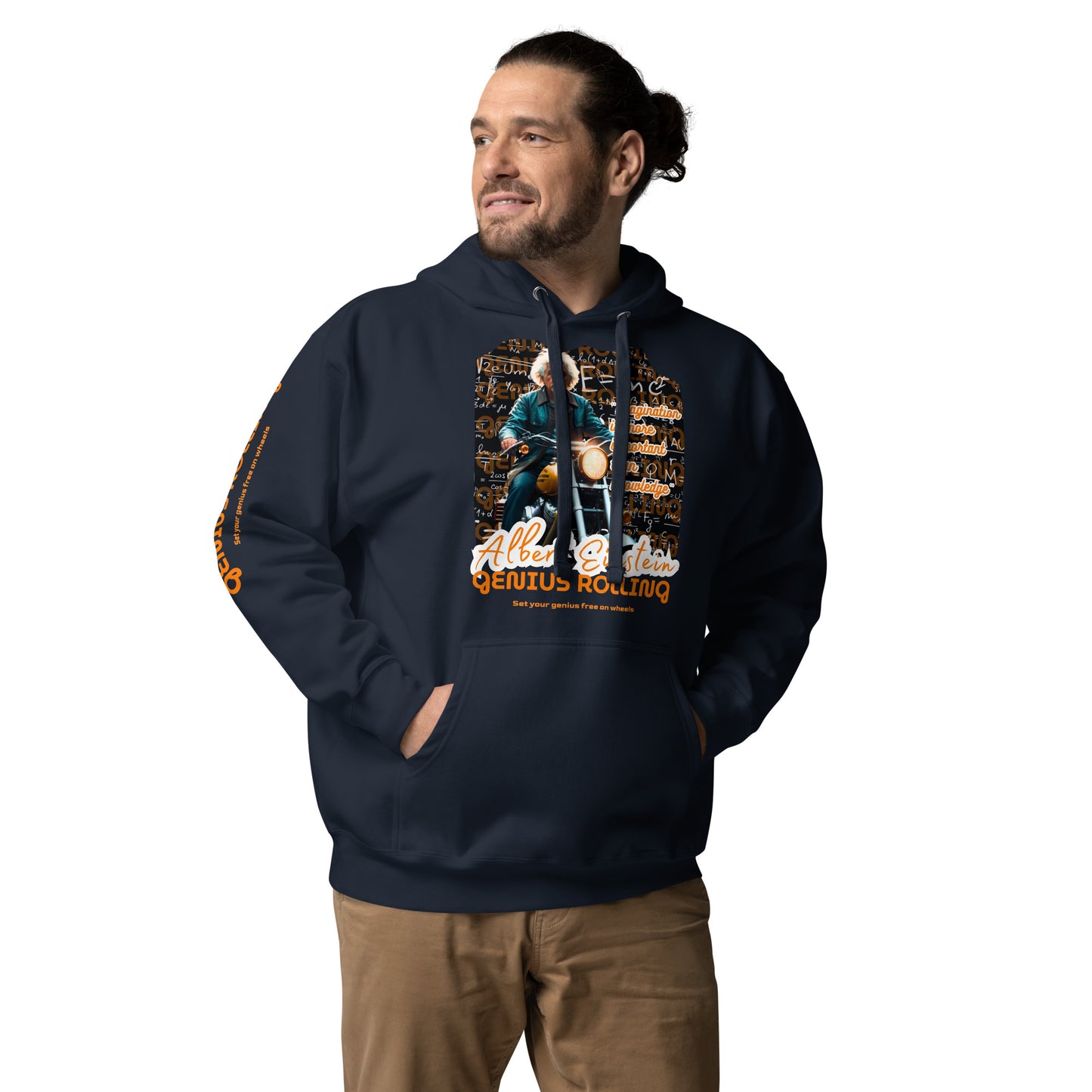 Sudadera con capucha unisex Albert Einstein