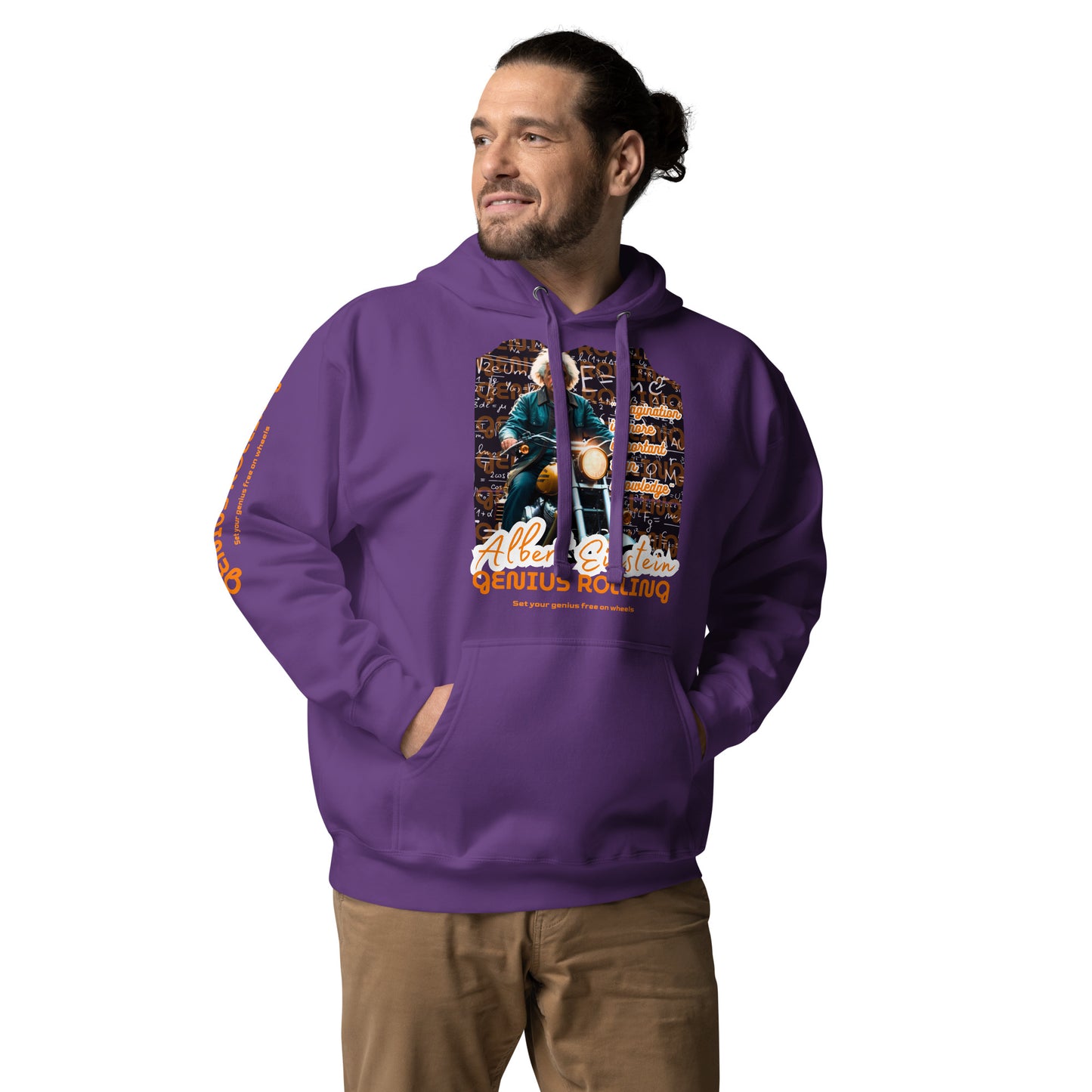 Sudadera con capucha unisex Albert Einstein