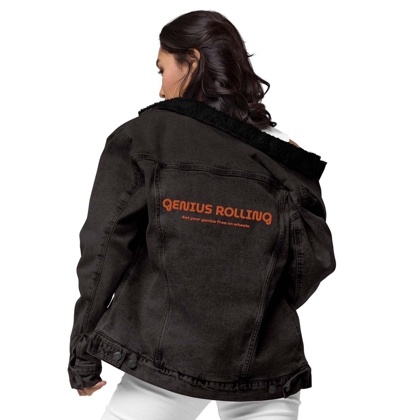 Chaqueta vaquera borreguillo Genius Rolling