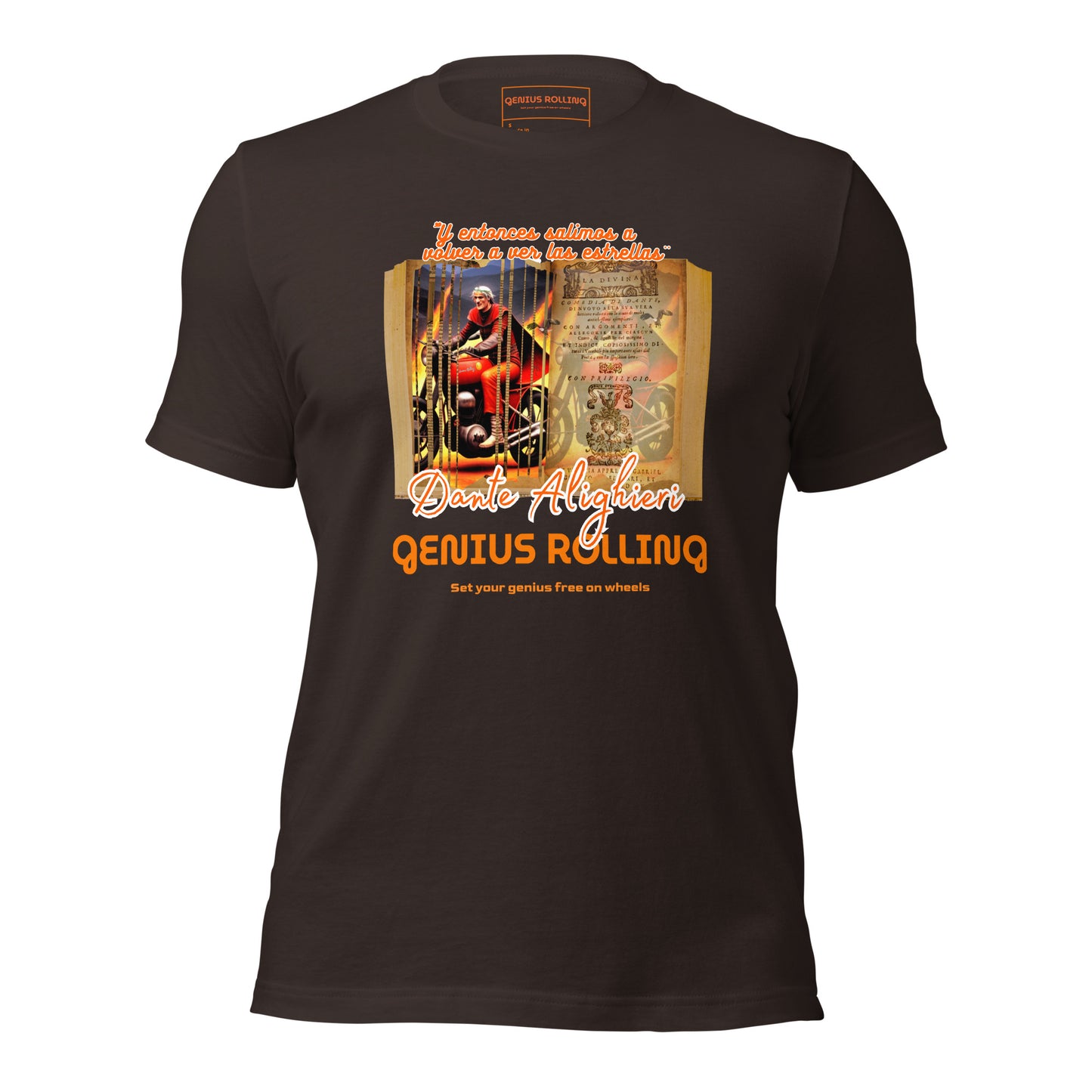 Camiseta Motera de manga corta unisex Dante Alighieri